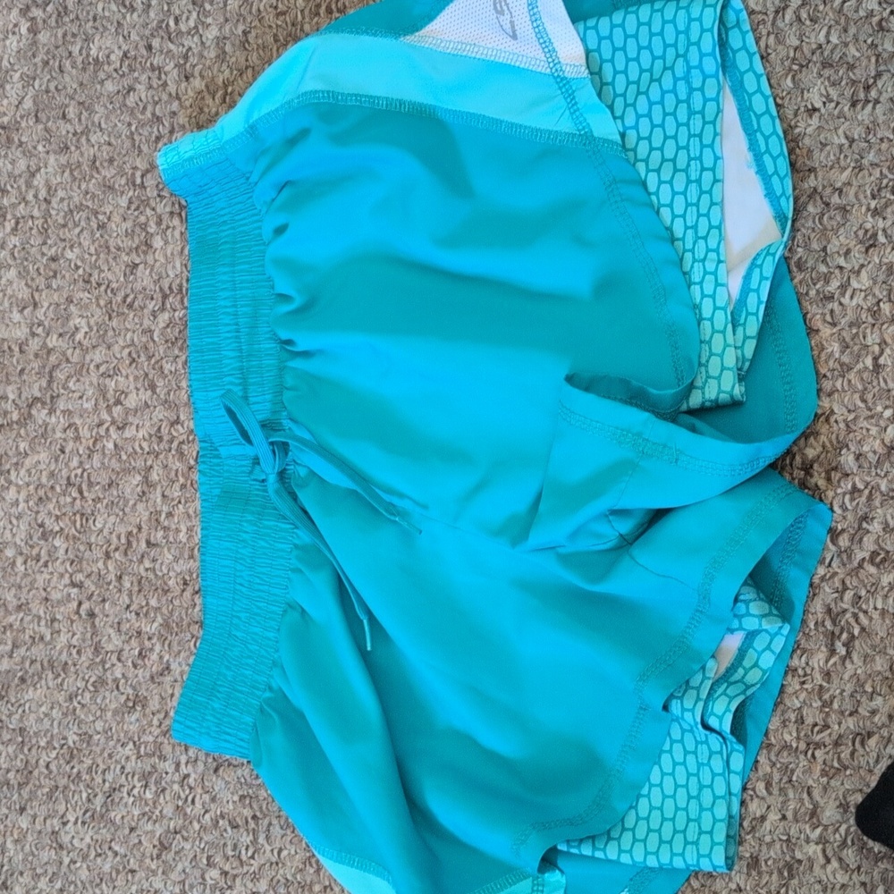Champion Teal and Light Teal Duo Dry Shorts